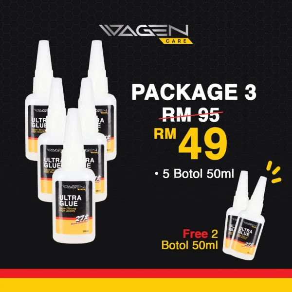Pakej 5 Botol Free 2 Botol